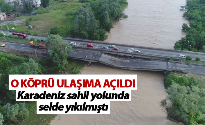 Cevizdere Köprüsü ulaşıma açıldı