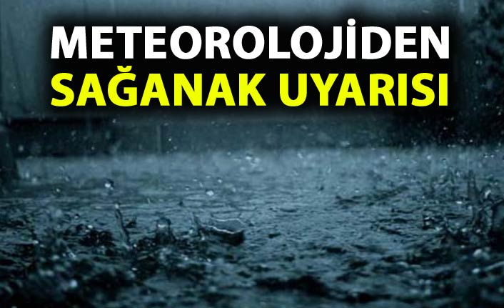 Meteorolojiden sağanak uyarısı - 15 Ekim 2018