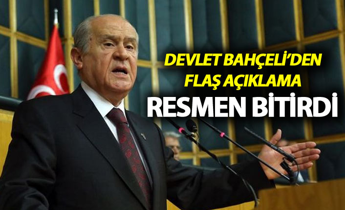 Devlet Bahçeli: "İttifakta yokuz"