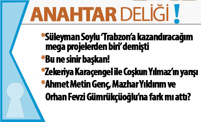 Anahtar Deliği 25.10.2018