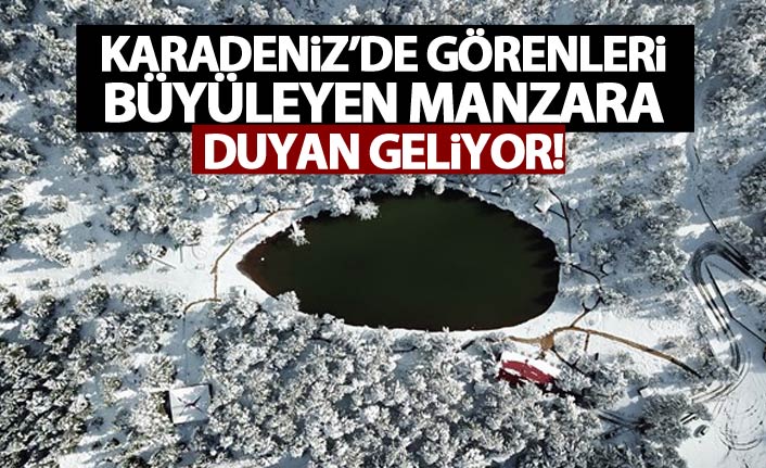 Karadeniz'de büyüleyici manzara