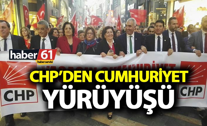 CHP'den Cumhuriyet yürüyüşü