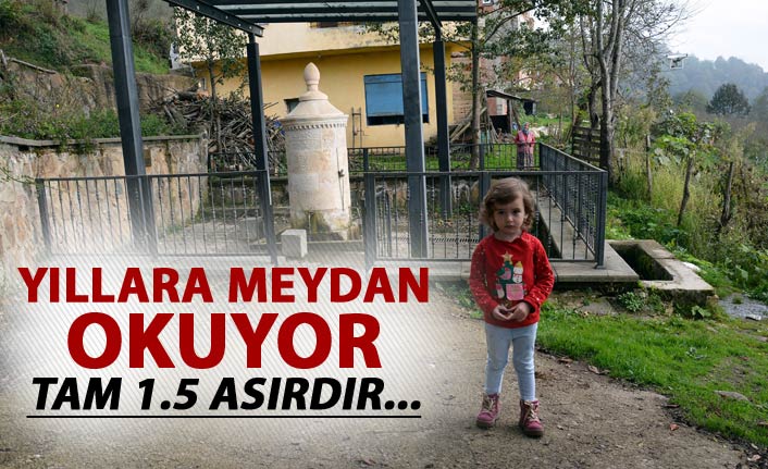 Tarihi çeşme yıllara meydan okuyor