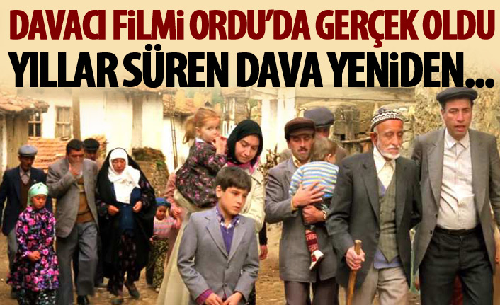 Kemal Sunal'ın "Davacı’ filmi Ordu'da gerçek oldu