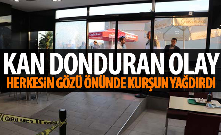 Kan donduran olay! Herkesin gözü önünde karısına kurşun yağdırdı!