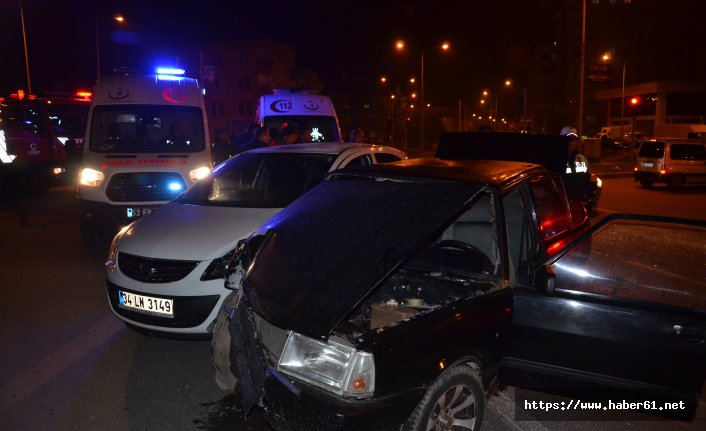 Kaza yaptığı aracını olay yerinde bırakıp kaçtı 