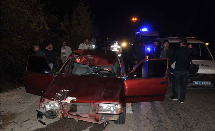 Kaza yaptı böyle kurtulmaya çalıştı!