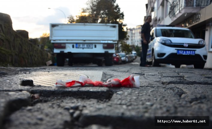 Geriye giden kamyonet yayaya çarptı: 1 yaralı 