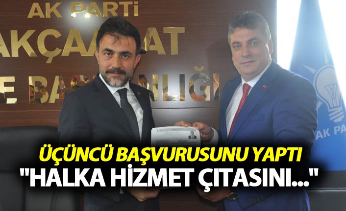 Murat Üçüncü: "Halka hizmet çıtasını..."