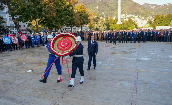 Ordu'da Atatürk'ün Anma Töreni düzenlendi