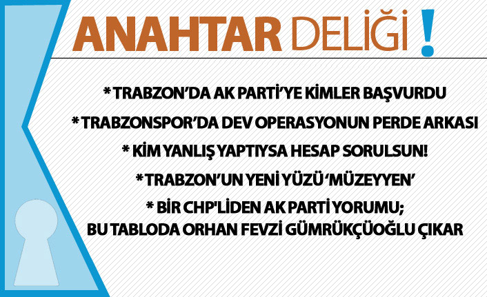 Anahtar Deliği 13.11.2018