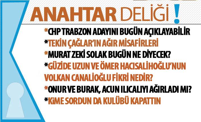 Anahtar Deliği 14.11.2018