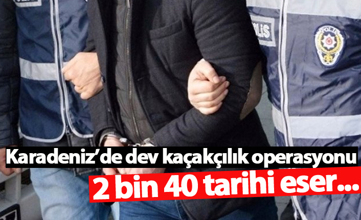 Artvin'de tarihi eser kaçakçılığı operasyonu