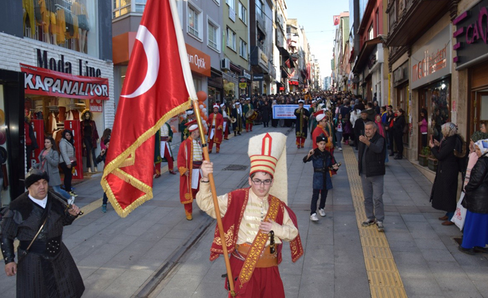 Giresun'da Mevlid-i Nebi münasebetiyle yürüyüş gerçekleştirildi