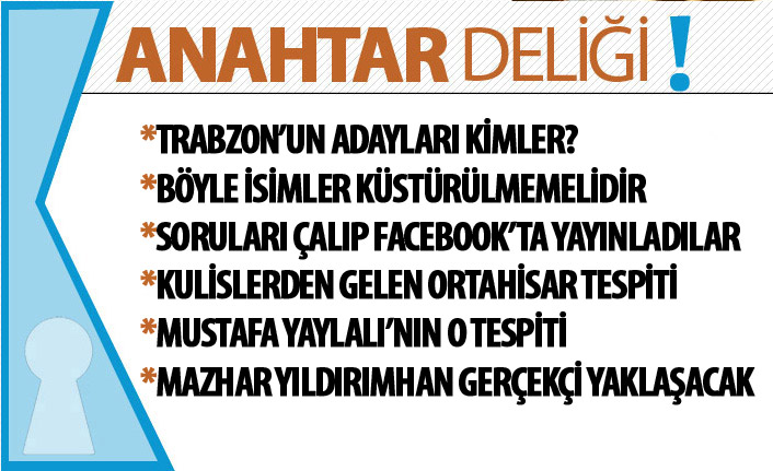 Anahtar Deliği 22.11.2018