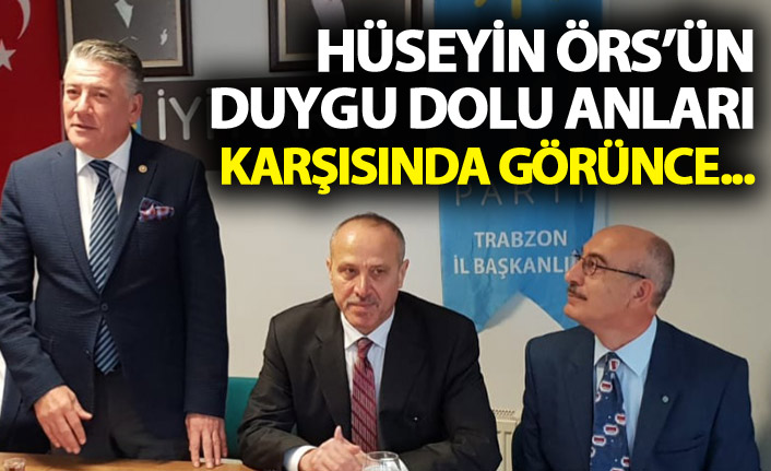 Hüseyin Örs duygu dolu anlar yaşadı