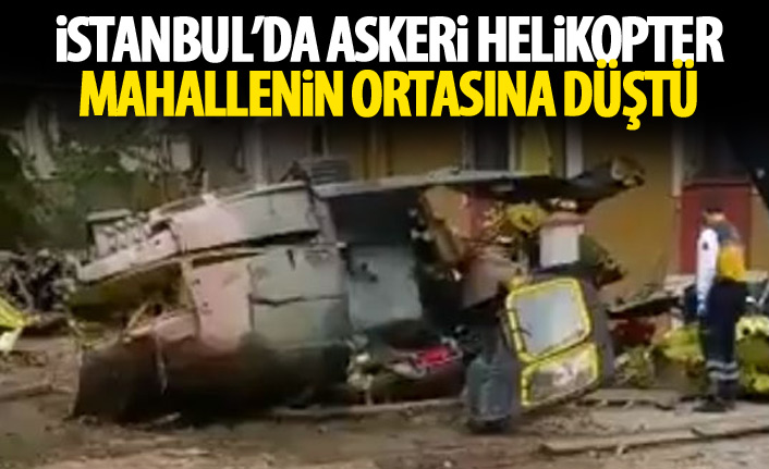 Son Dakika! İstanbul'da askeri helikopter düştü - 4 şehit