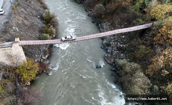 Artvin'deki bu köyün tek girişi var!