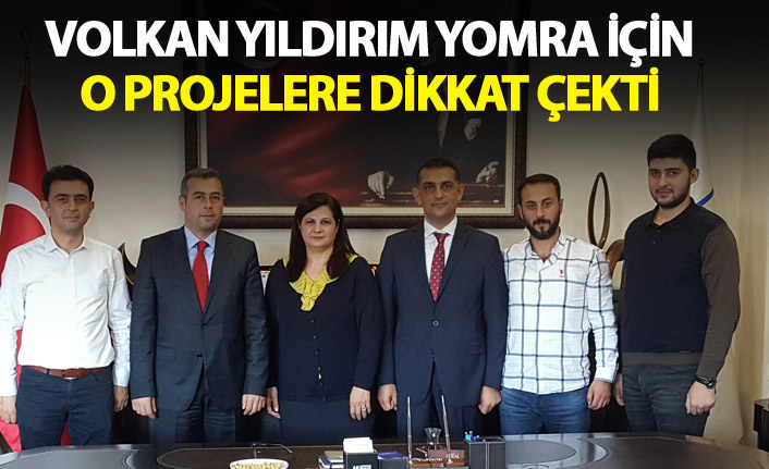 Volkan Yıldırım Yomra için o projelere dikkat çekti