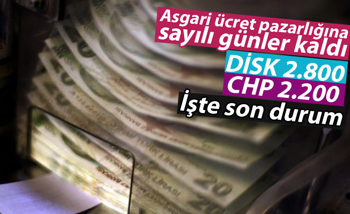 Asgari ücret pazarlığına doğru...