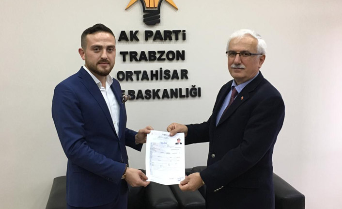 Trabzon'da Enes Baştürk başvurusunu yaptı