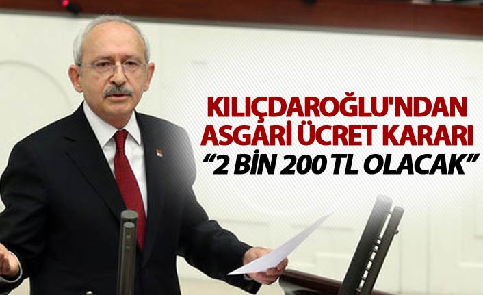 Kılıçdaroğlu'ndan CHP'li belediyelerde asgari ücret kararı