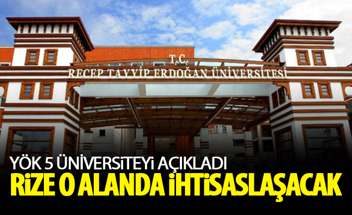 YÖK ihtisaslaştırılacak 5 yeni üniversiteyi açıkladı!