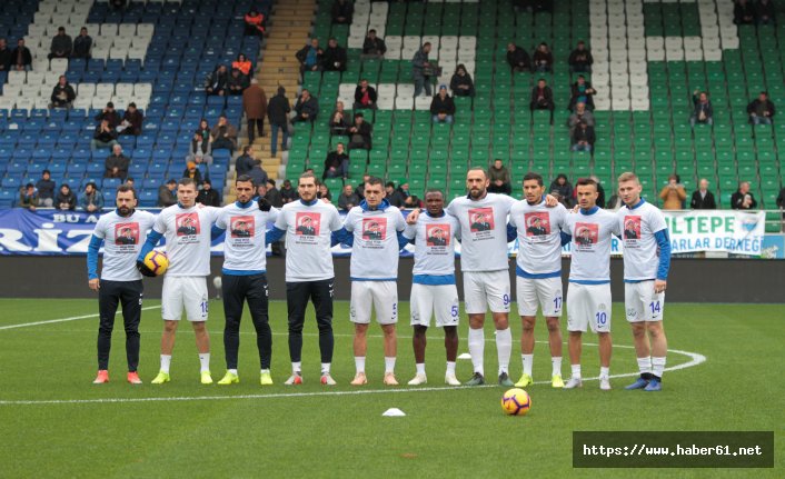 Çaykur Rizespor, Şehit Emniyet Müdürü'nü unutmadı