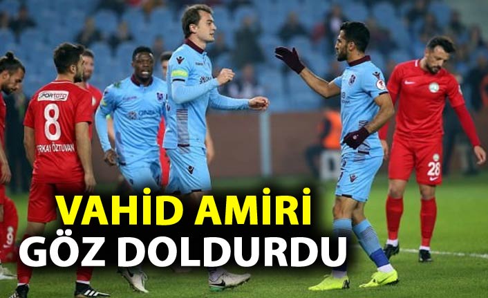 Vahid Amiri göz doldurdu