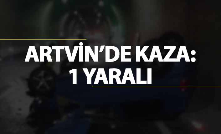 Artvin'de kaza: 1 Yaralı