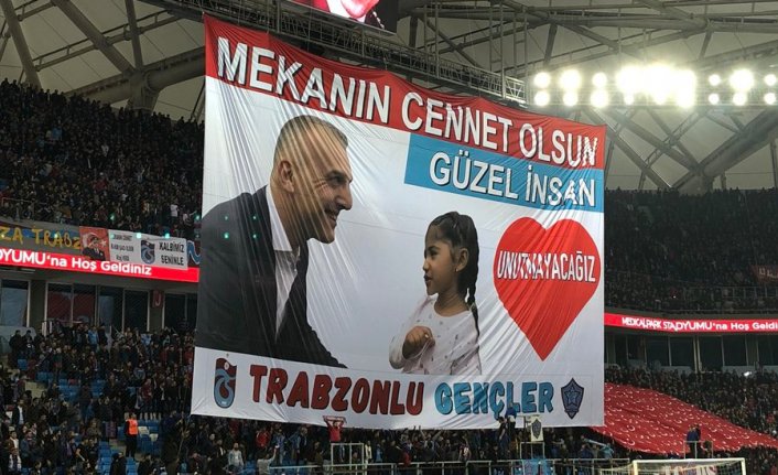 Trabzonspor şehit emniyet müdürünü unutmadı