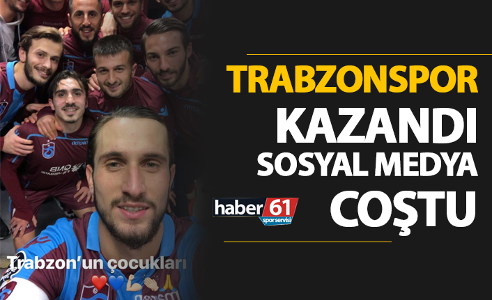 Trabzonspor kazandı, sosyal medya coştu!