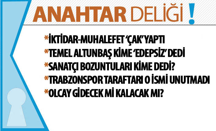 Anahtar Deliği 24.12.2018