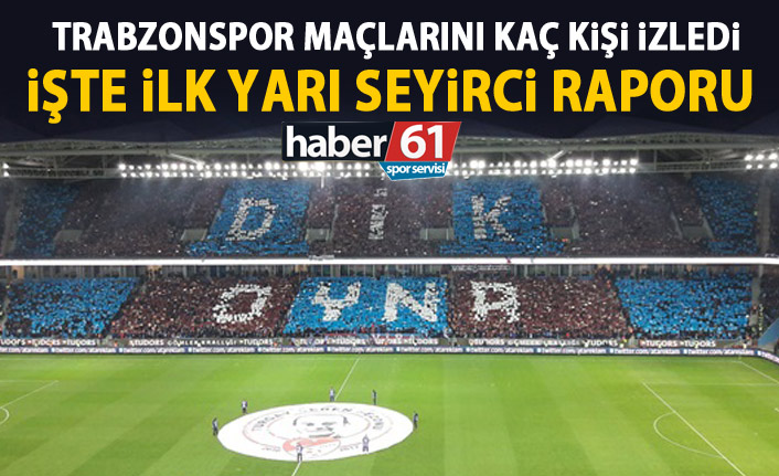 Trabzonspor maçlarını kaç kişi izledi? işte rakamlar!