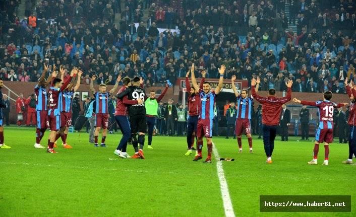 Trabzonspor, ligin ilk yarısında evinde güldü