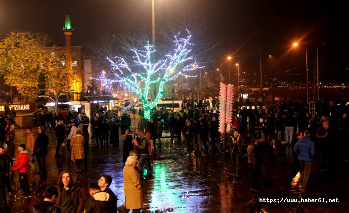 Giresun yeni yıla böyle girdi