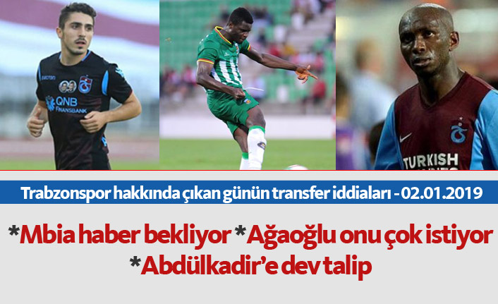 Trabzonspor transfer haberleri - 02.01.2019