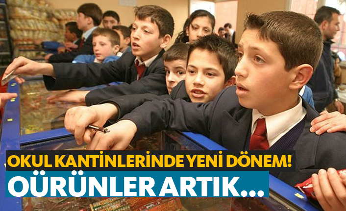 Okul kantinlerinde yeni uygulama! O ürünler artık...