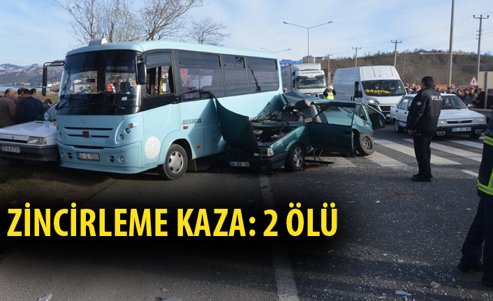 Zincirleme trafik kazası: 2 ölü