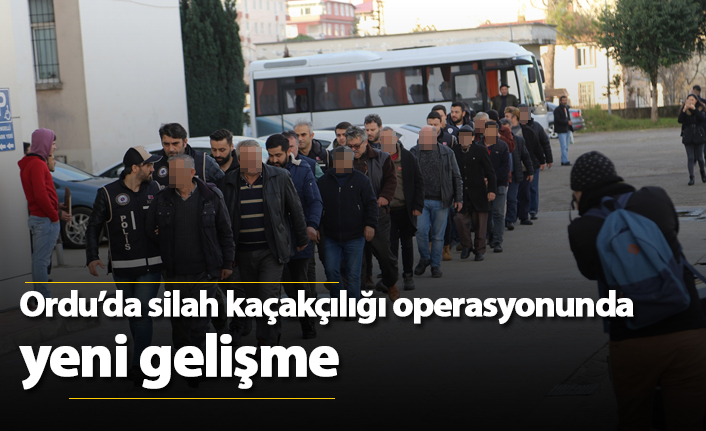 Ordu'da silah kaçakçılığı operasyonunda yeni gelişme!