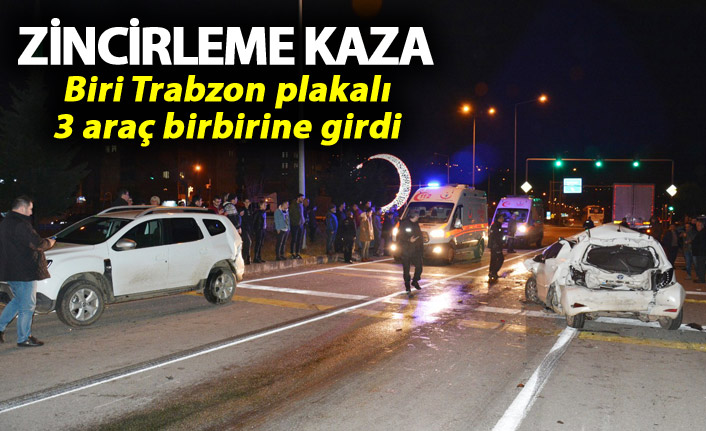 Giresun'da zincirleme kaza - 2 yaralı