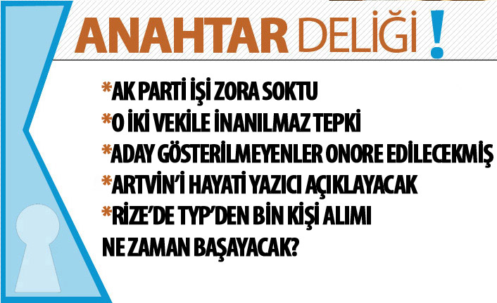 Anahtar Deliği 13.01.2019