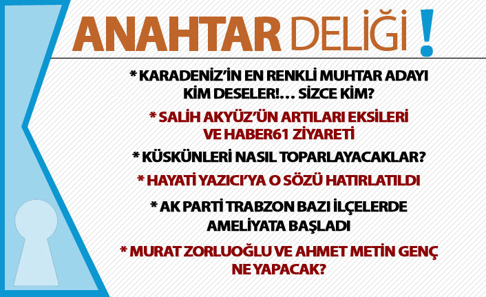 Anahtar Deliği 15.01.2019