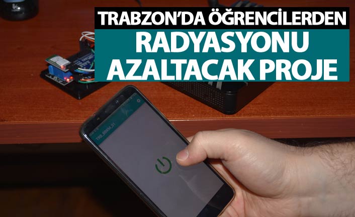 Trabzon'da öğrencilerden önemli proje