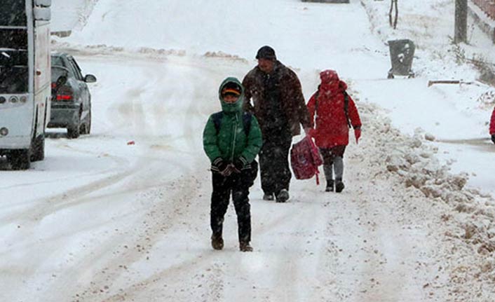 Gümüşhane’de taşımalı okullar tatil edildi