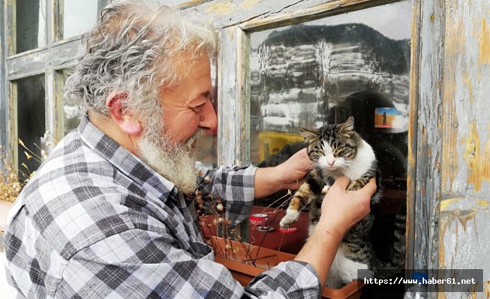 Kedi kahvenin maskotu oldu