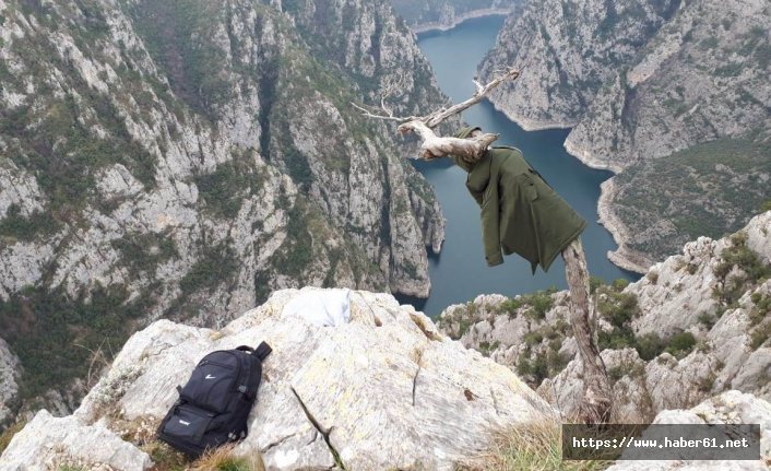 Kanyonda kaybolan genci arama çalışması sürüyor 