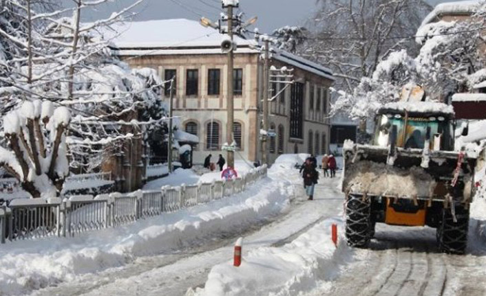 Giresun'da eğitime kar engeli