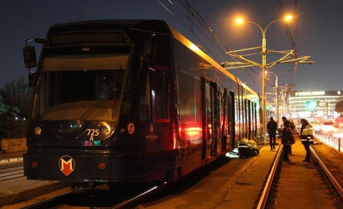 İstanbul'da tramvayda teknik arıza