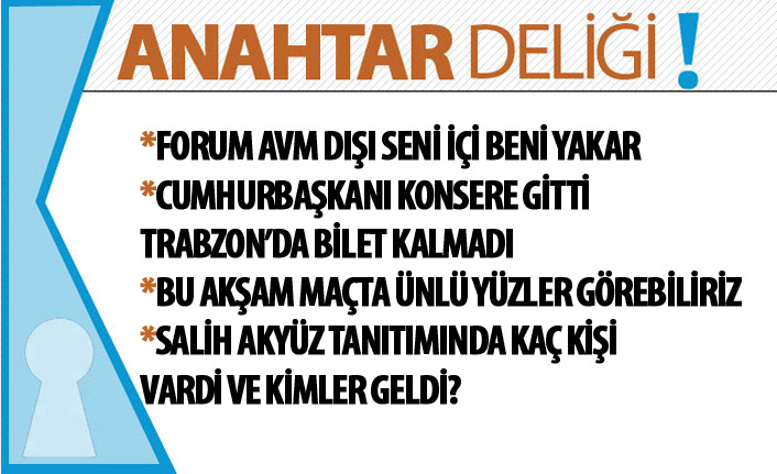 Anahtar Deliği 20.01.2019